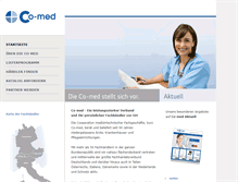 Tablet Screenshot of co-med.de